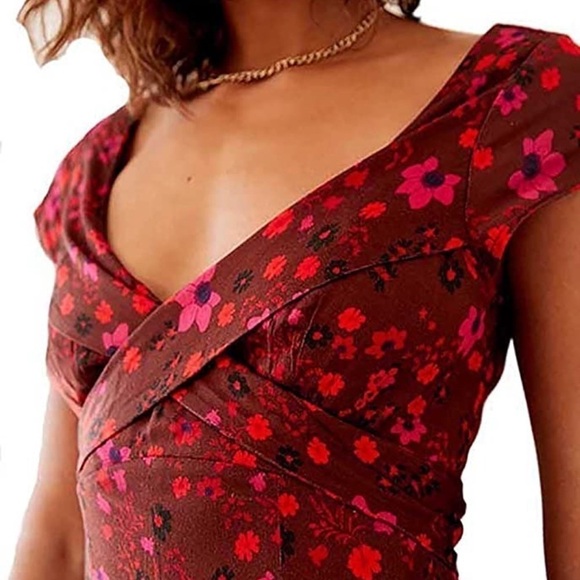 FREE PEOPLE It Takes Two Wrap Dress - Picture 5 of 12